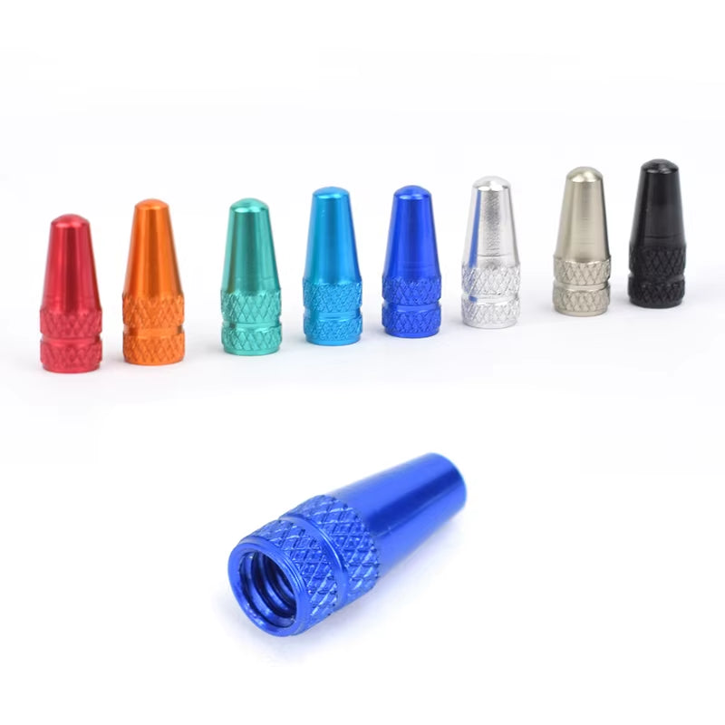 4/8Pcs Aluminum Alloy Bicycle Tire FV Valve Cap MTB Road Bike Covered Protector Road MTB Tyre Dustproof Bike Presta Valve