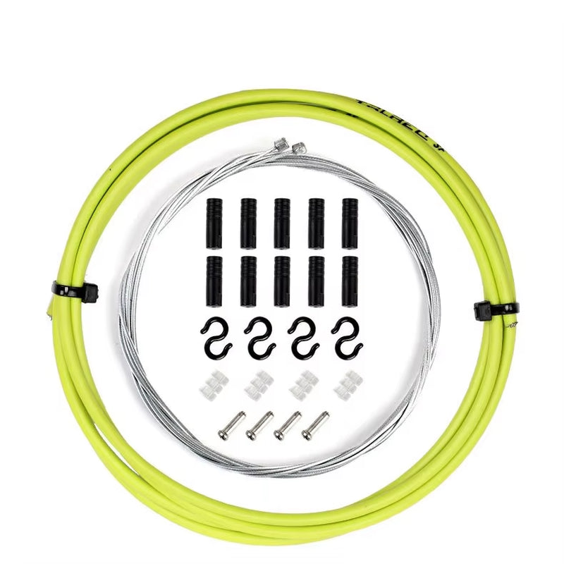 Bicycle Brake Cable Housing Group Set for MTB Mountain Bike Derailleur Shifter Lever Cable with Bike Cable Cap