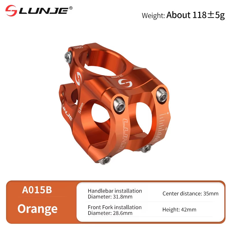 MTB Road Bike Stem CNC Mountain Bicycle Bridge Short Power 31.8Mm High Strength Climbing Riser