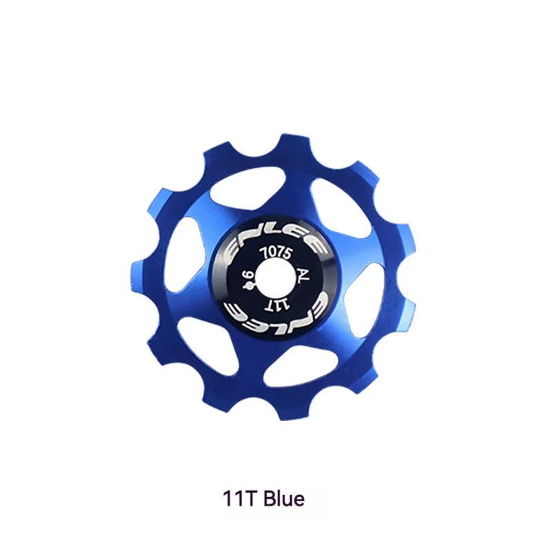 Bike Aluminum Alloy Guide Wheel Pulley Rear Derailleur 11T 13T Guide MTB Ceramic Bearing Jockey Wheel for 4/5/6MM