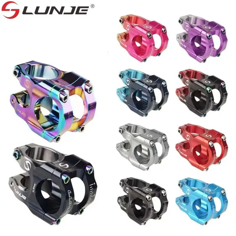 MTB Road Bike Stem CNC Mountain Bicycle Bridge Short Power 31.8Mm High Strength Climbing Riser