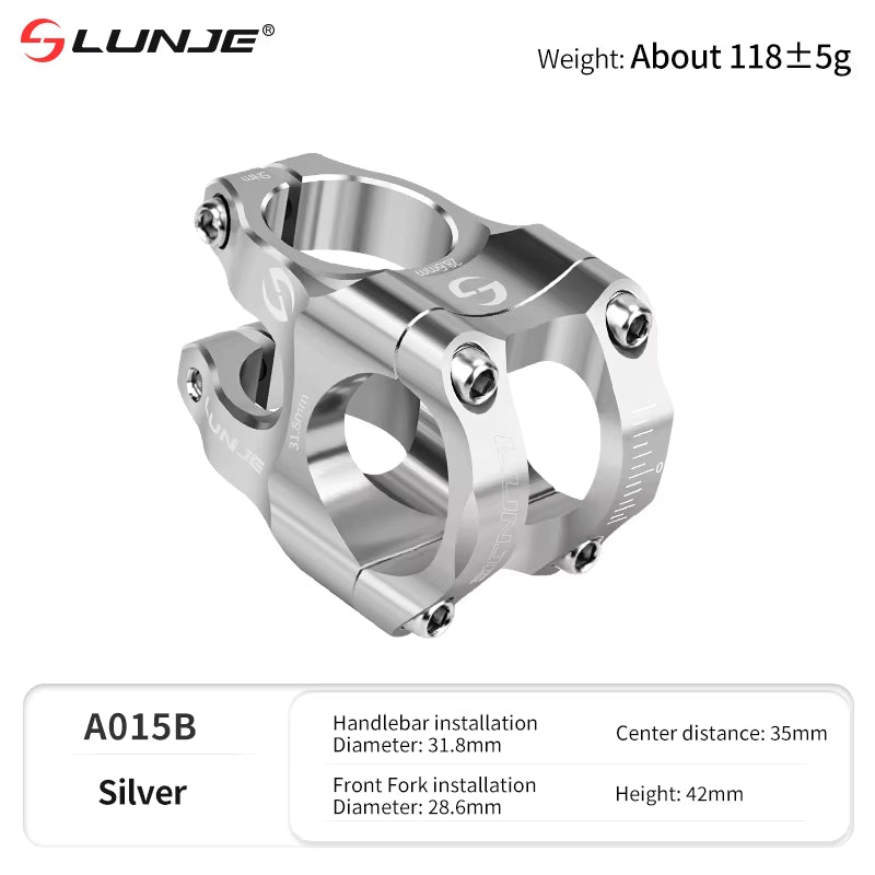 MTB Road Bike Stem CNC Mountain Bicycle Bridge Short Power 31.8Mm High Strength Climbing Riser