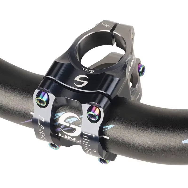 MTB Road Bike Stem CNC Mountain Bicycle Bridge Short Power 31.8Mm High Strength Climbing Riser