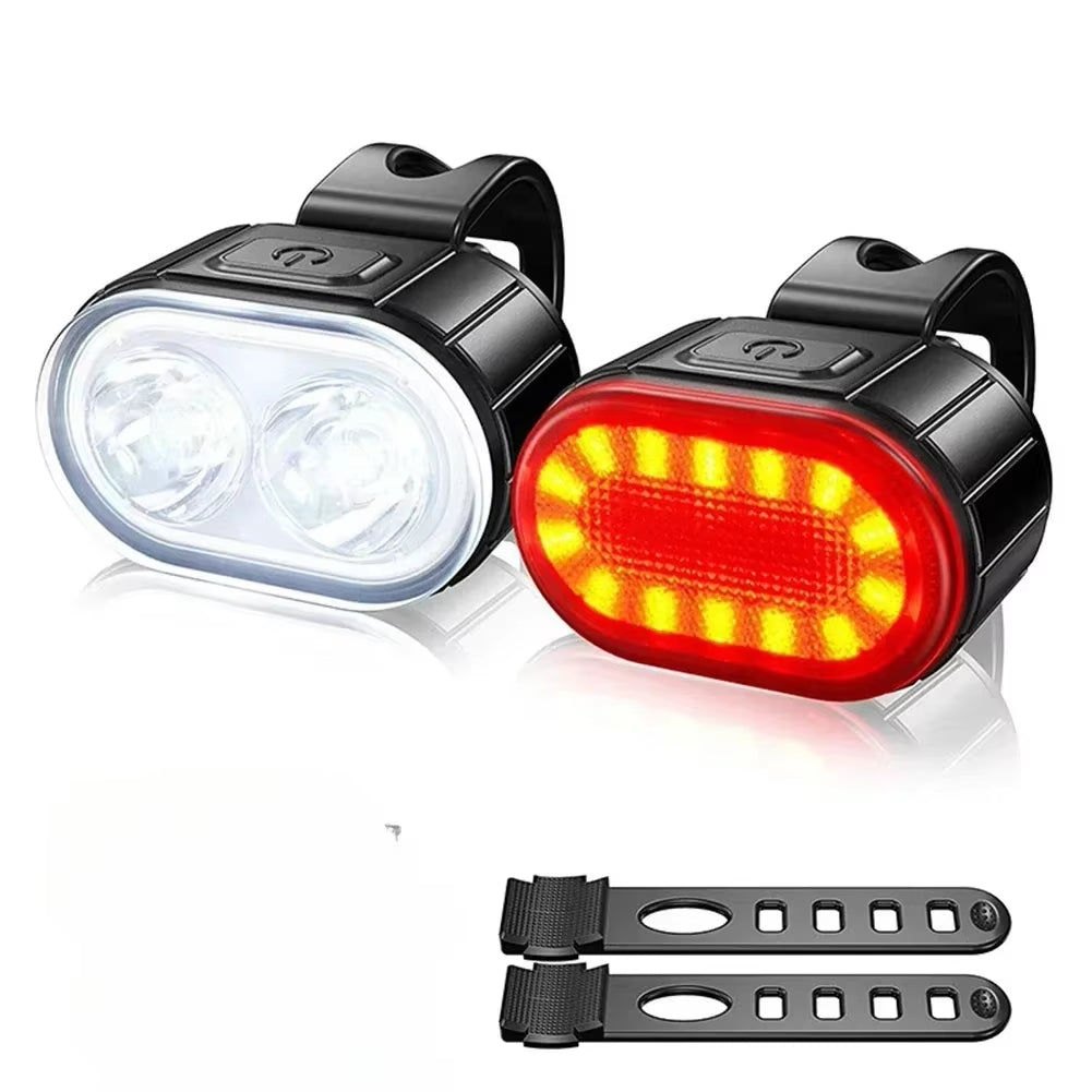 Night Cycling Bicycle Lights, Ultra-Bright Waterproof Multi-Mode Mountain Bike Taillights, Mini Flashlights, Bicycle Accessories