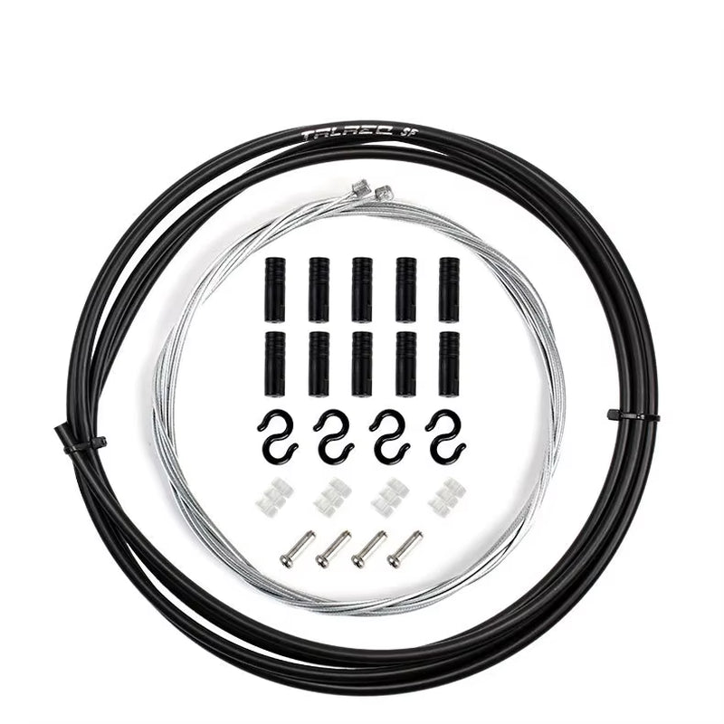 Bicycle Brake Cable Housing Group Set for MTB Mountain Bike Derailleur Shifter Lever Cable with Bike Cable Cap