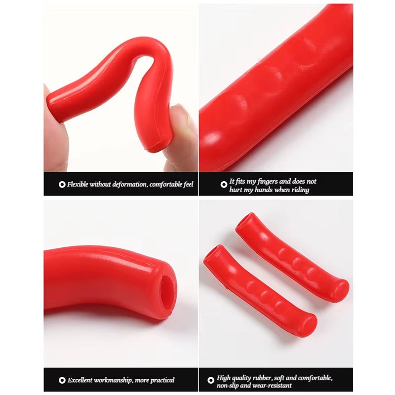 Bicycle Brake Handle Cover Sleeve, Silicone MTB Grips, Handlebar Protect Cover, Anti-Slip Cycling Gear, Bike Accessories