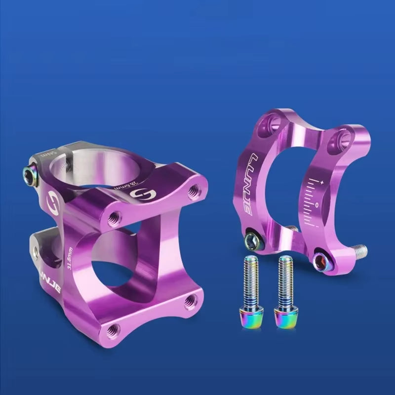 MTB Road Bike Stem CNC Mountain Bicycle Bridge Short Power 31.8Mm High Strength Climbing Riser