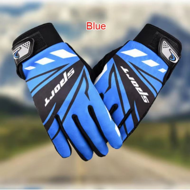 Men Winter Motorcycle Gloves Touch Screen Waterproof Windproof Sports Mitten Warm Fleece Bike Motorcycle Ski Riding Glov