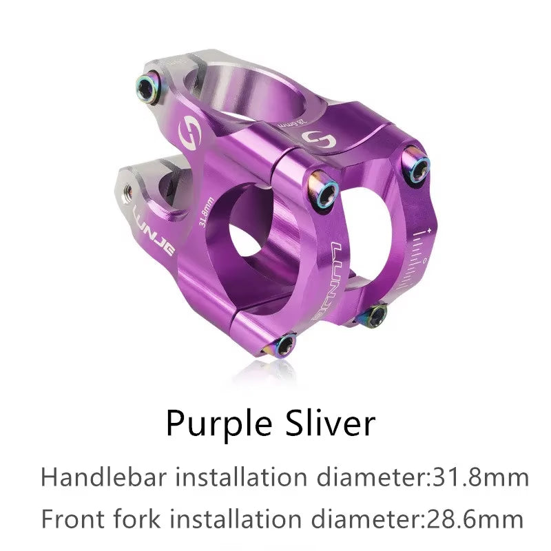 MTB Road Bike Stem CNC Mountain Bicycle Bridge Short Power 31.8Mm High Strength Climbing Riser