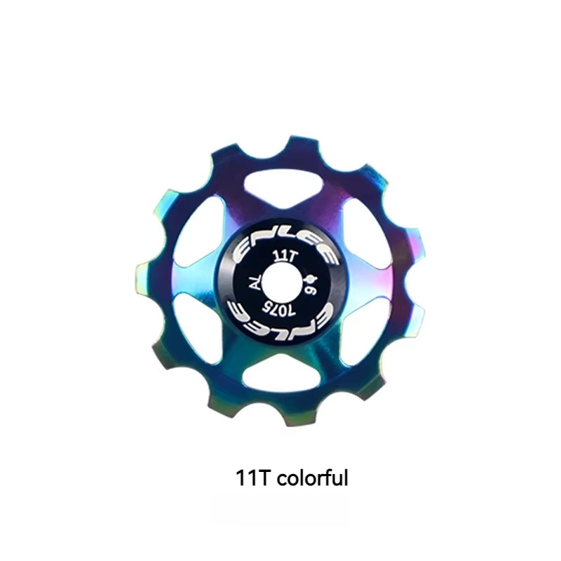 Bike Aluminum Alloy Guide Wheel Pulley Rear Derailleur 11T 13T Guide MTB Ceramic Bearing Jockey Wheel for 4/5/6MM