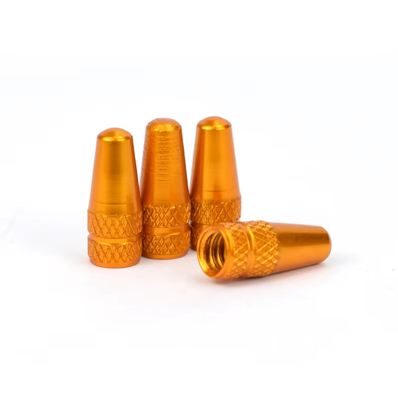 4/8Pcs Aluminum Alloy Bicycle Tire FV Valve Cap MTB Road Bike Covered Protector Road MTB Tyre Dustproof Bike Presta Valve