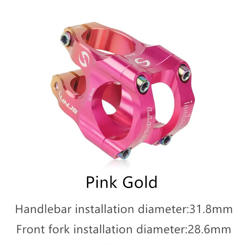 MTB Road Bike Stem CNC Mountain Bicycle Bridge Short Power 31.8Mm High Strength Climbing Riser