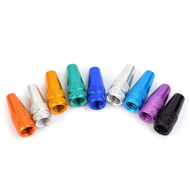 4/8Pcs Aluminum Alloy Bicycle Tire FV Valve Cap MTB Road Bike Covered Protector Road MTB Tyre Dustproof Bike Presta Valve