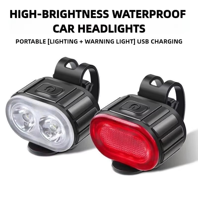 Night Cycling Bicycle Lights, Ultra-Bright Waterproof Multi-Mode Mountain Bike Taillights, Mini Flashlights, Bicycle Accessories