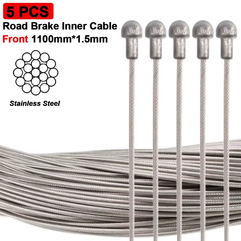 Bike Shifter Brake Cable Stainless Steel Inner Cable MTB Road Bike Front Rear Derailleur Shift Brake Cable Set