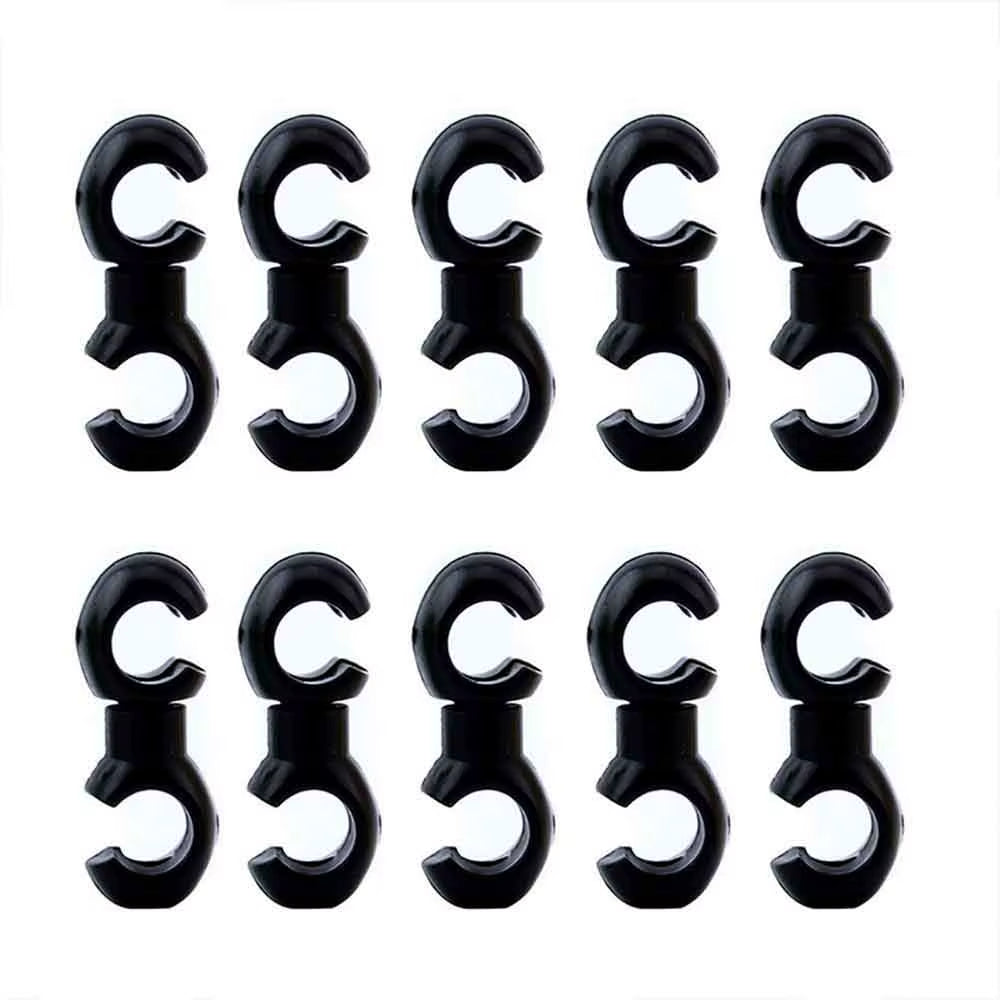 10Pcs Rotatable MTB Brake Cable Clips Bicycle Shift Gear Cable Buckles Guide Line Clips for Smooth Cycling Enhanced Performance