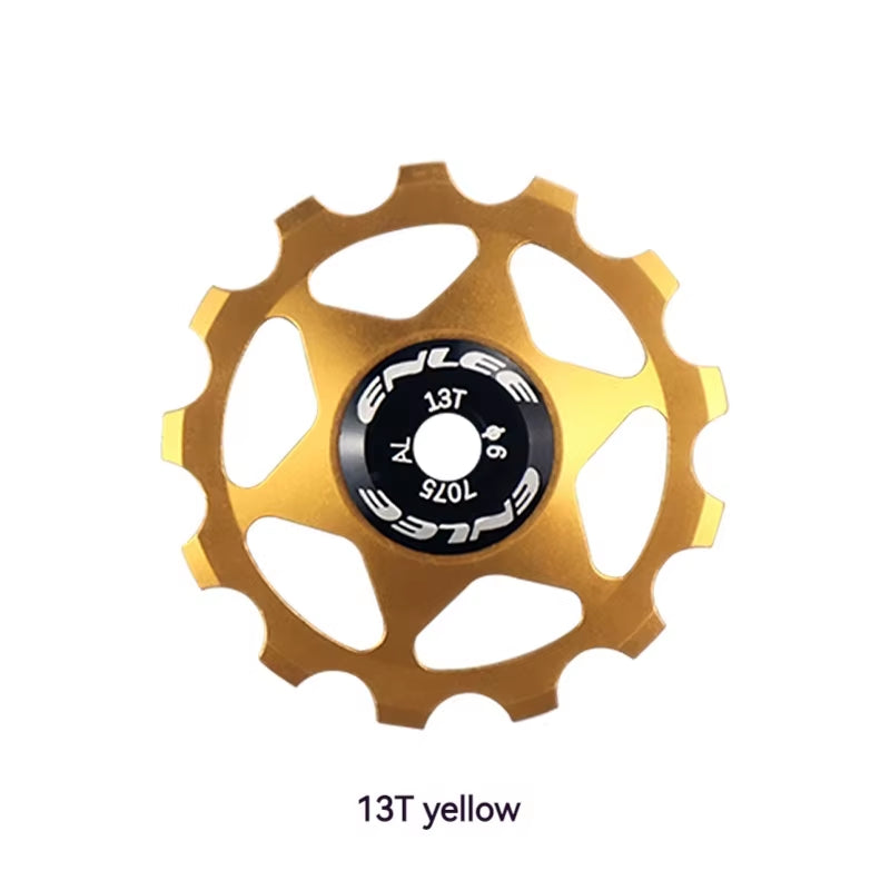 Bike Aluminum Alloy Guide Wheel Pulley Rear Derailleur 11T 13T Guide MTB Ceramic Bearing Jockey Wheel for 4/5/6MM