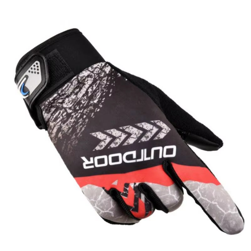 Men Winter Motorcycle Gloves Touch Screen Waterproof Windproof Sports Mitten Warm Fleece Bike Motorcycle Ski Riding Glov