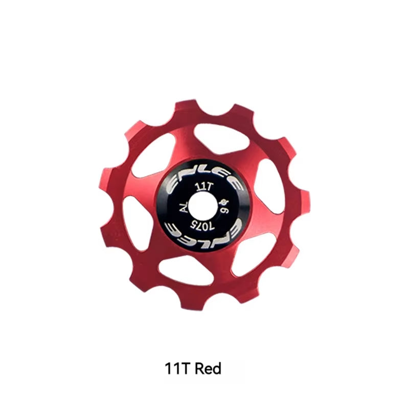 Bike Aluminum Alloy Guide Wheel Pulley Rear Derailleur 11T 13T Guide MTB Ceramic Bearing Jockey Wheel for 4/5/6MM