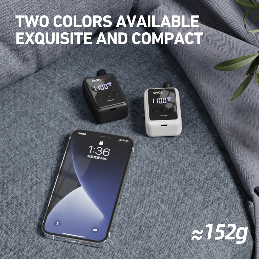 150PSI Portable Pocket Bike Electric Air Pump Schrader Presta Valve MTB MINI Rechargeable Compressor Tire Inflator  HW125