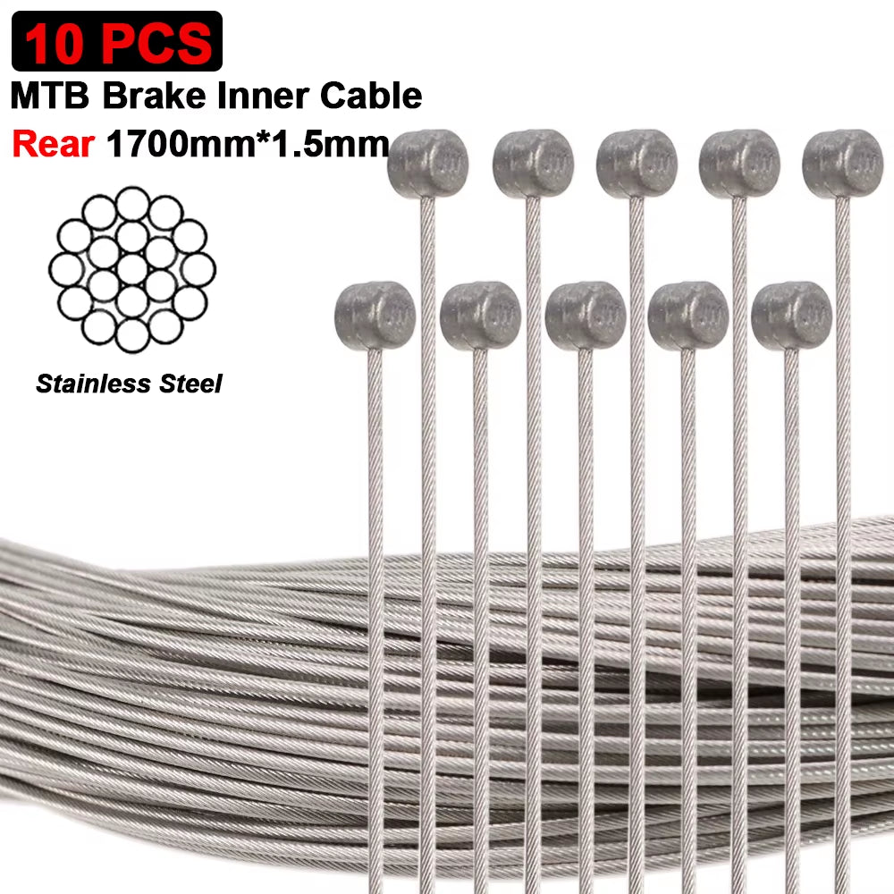 Bike Shifter Brake Cable Stainless Steel Inner Cable MTB Road Bike Front Rear Derailleur Shift Brake Cable Set