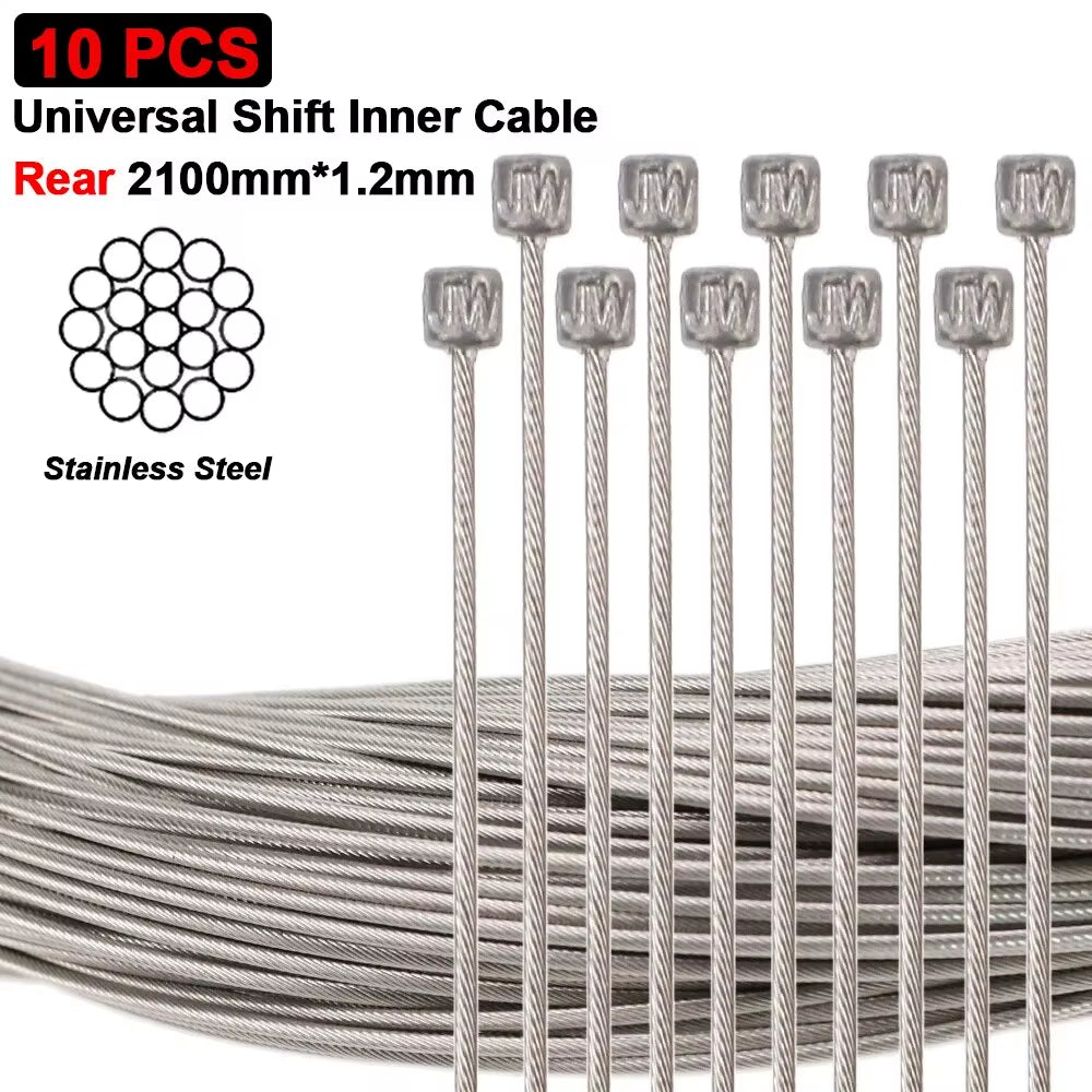 Bike Shifter Brake Cable Stainless Steel Inner Cable MTB Road Bike Front Rear Derailleur Shift Brake Cable Set